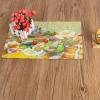 Teslin table MATS, European-style PVC heat insulation pads, eco-friendly and waterproof Western table MATS details Picture